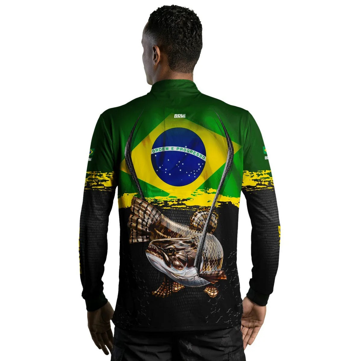 Camisa Brk Traíra Brasil Proteção Solar UV50+