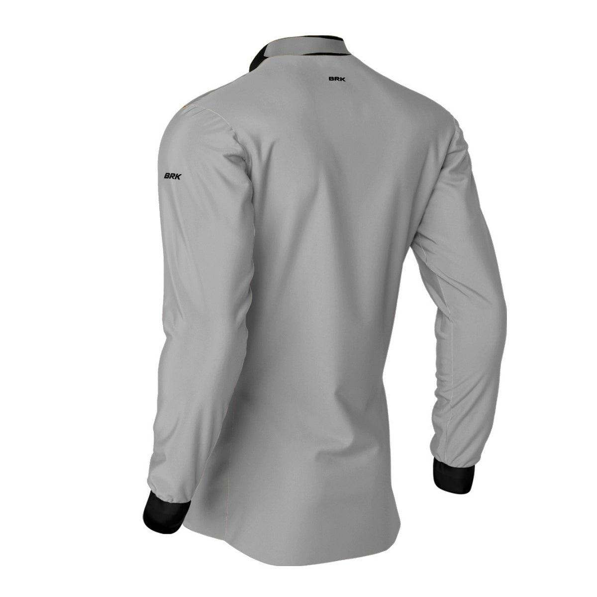 Camisa de Motociclismo Agro Brk Básica Cinza Claro com Proteção Solar UV50+