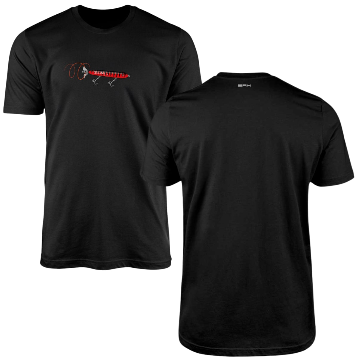 Camiseta de Pesca Brk Fishing Isca Artificial Realista com Algodão Premium