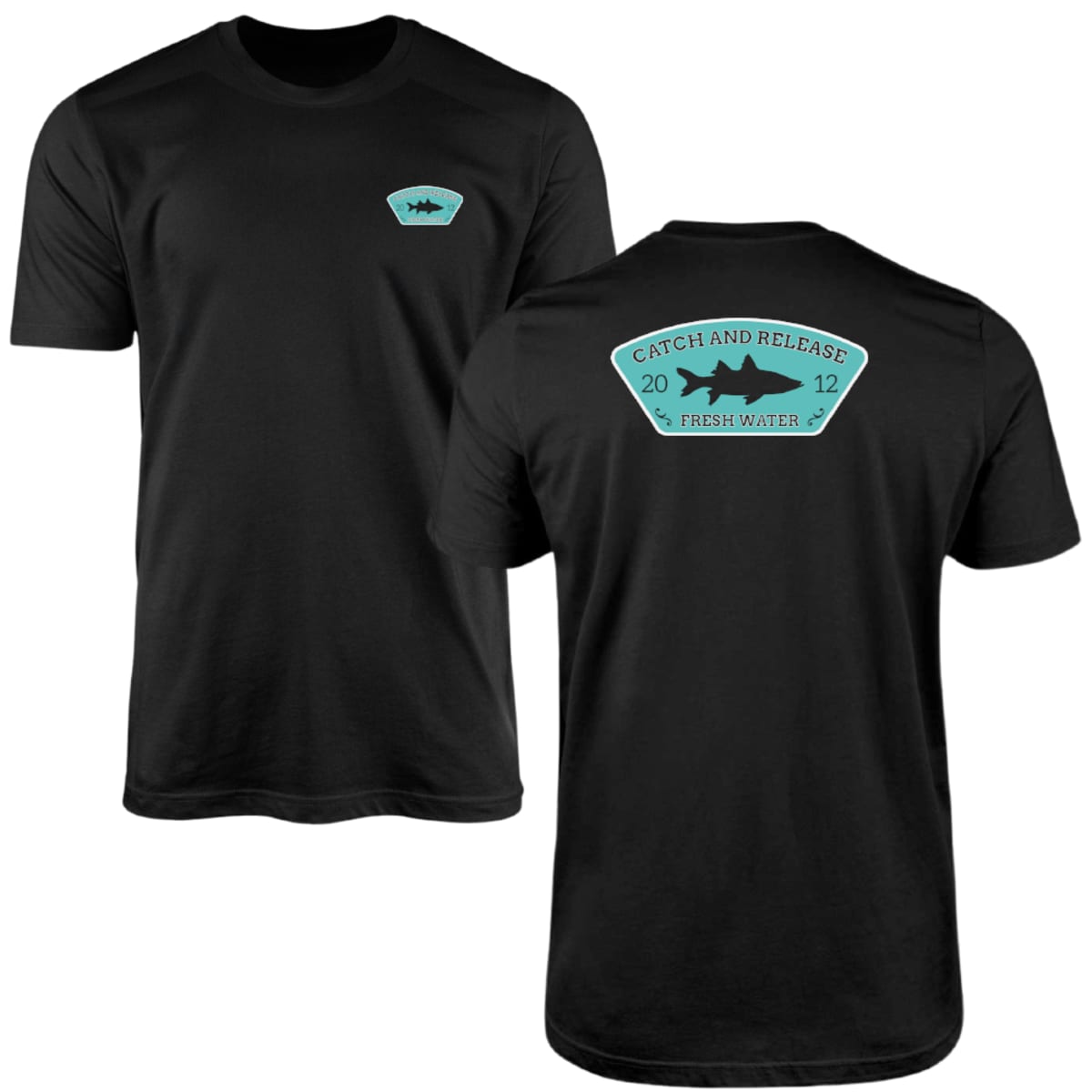 Camiseta de Pesca Brk Fishing Catch And Release Robalo com Algodão Premium