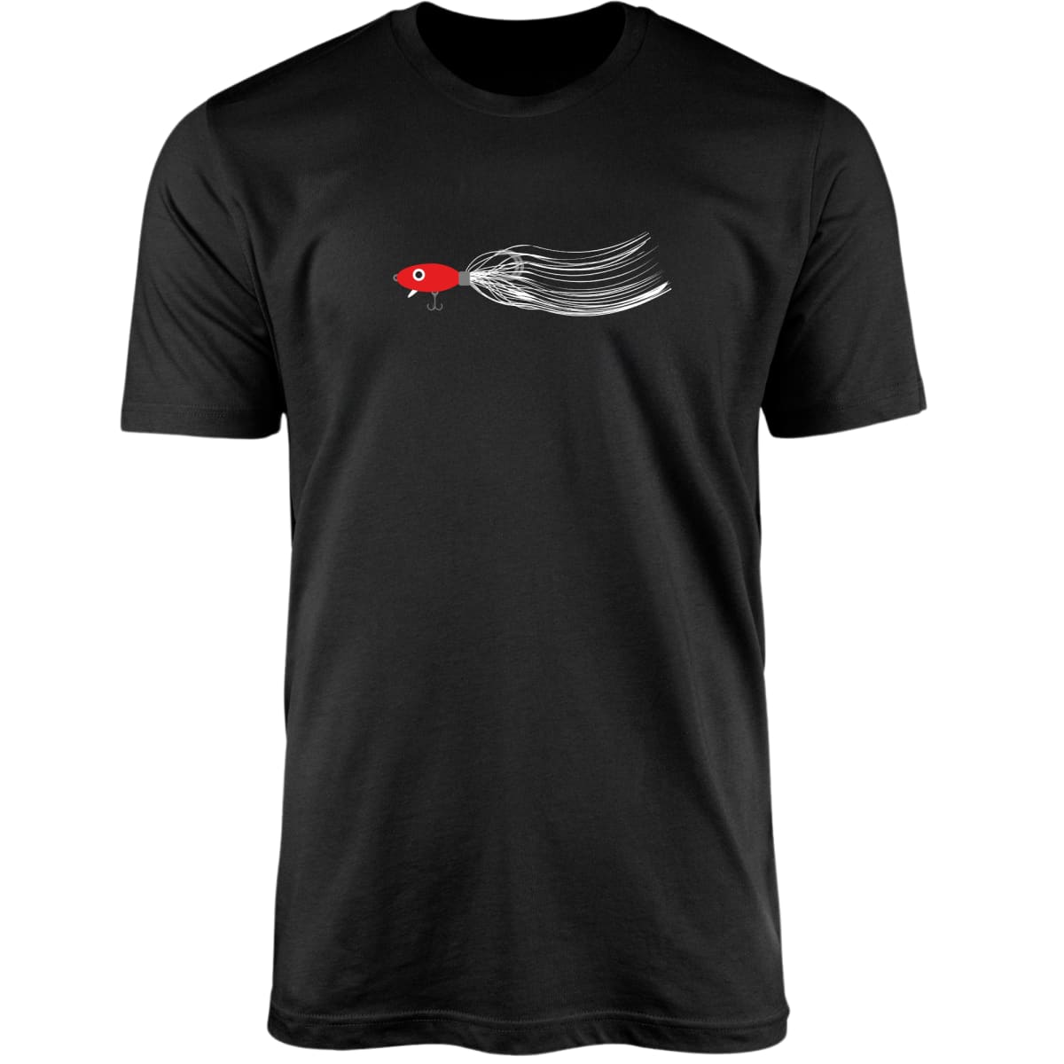 Camiseta de Pesca Brk Fishing Isca Artificial Moderna Jig Head com Algodão Premium