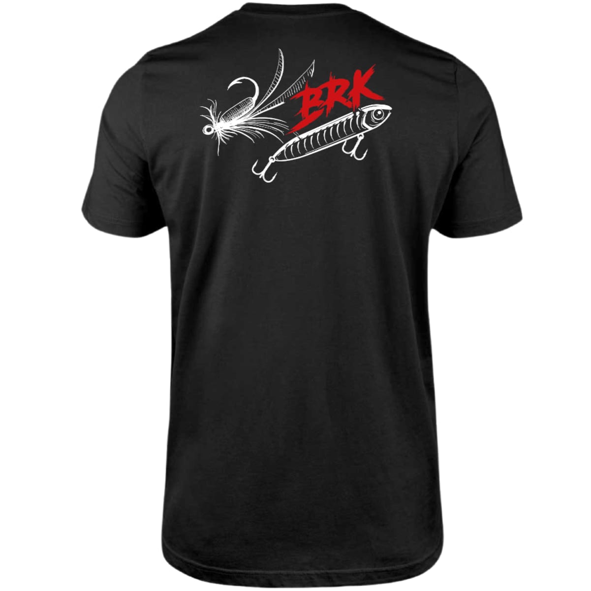 Camiseta de Pesca Brk Isca Artificial Lures com Algodão Premium