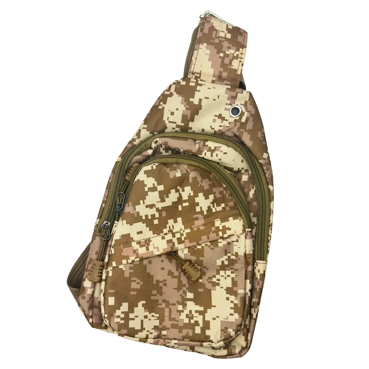 Bolsa Shoulder Pochete Camuflada 3 Zíper