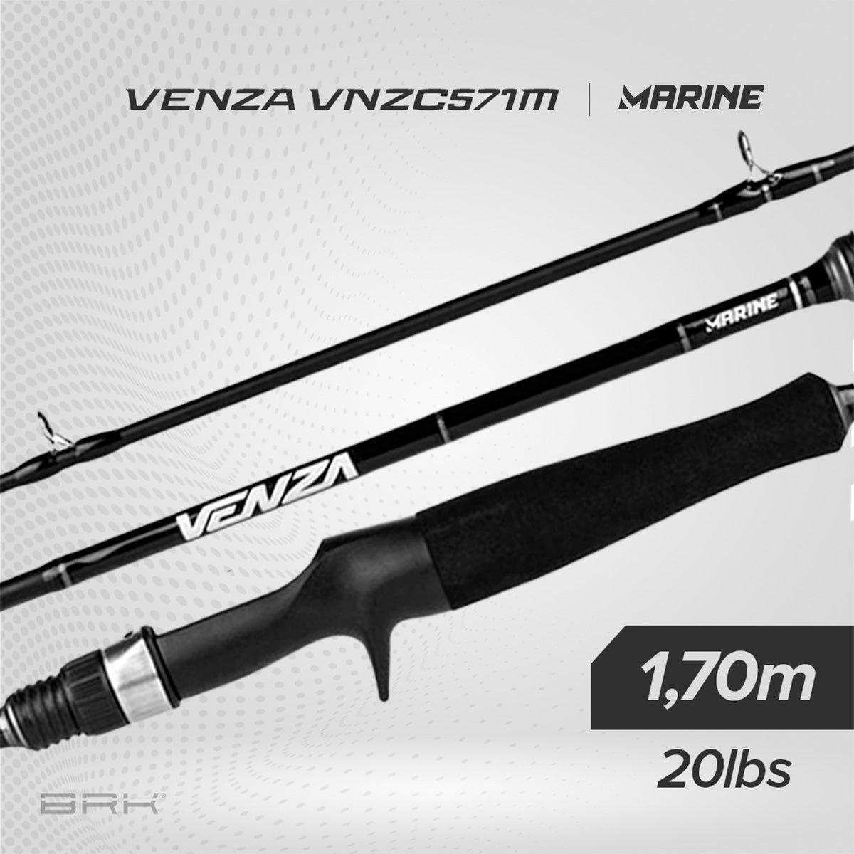 Vara de Pesca Marine Sports Venza VNZ-C571M 20lbs 1,70m - Carretilha (Inteiriça)