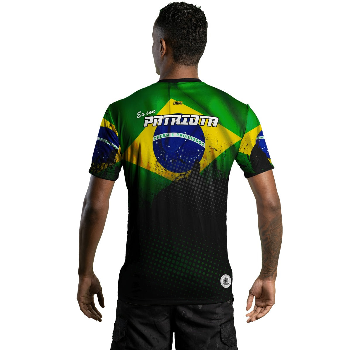 Camiseta Brasil Acima de Tudo Brk com UV50+