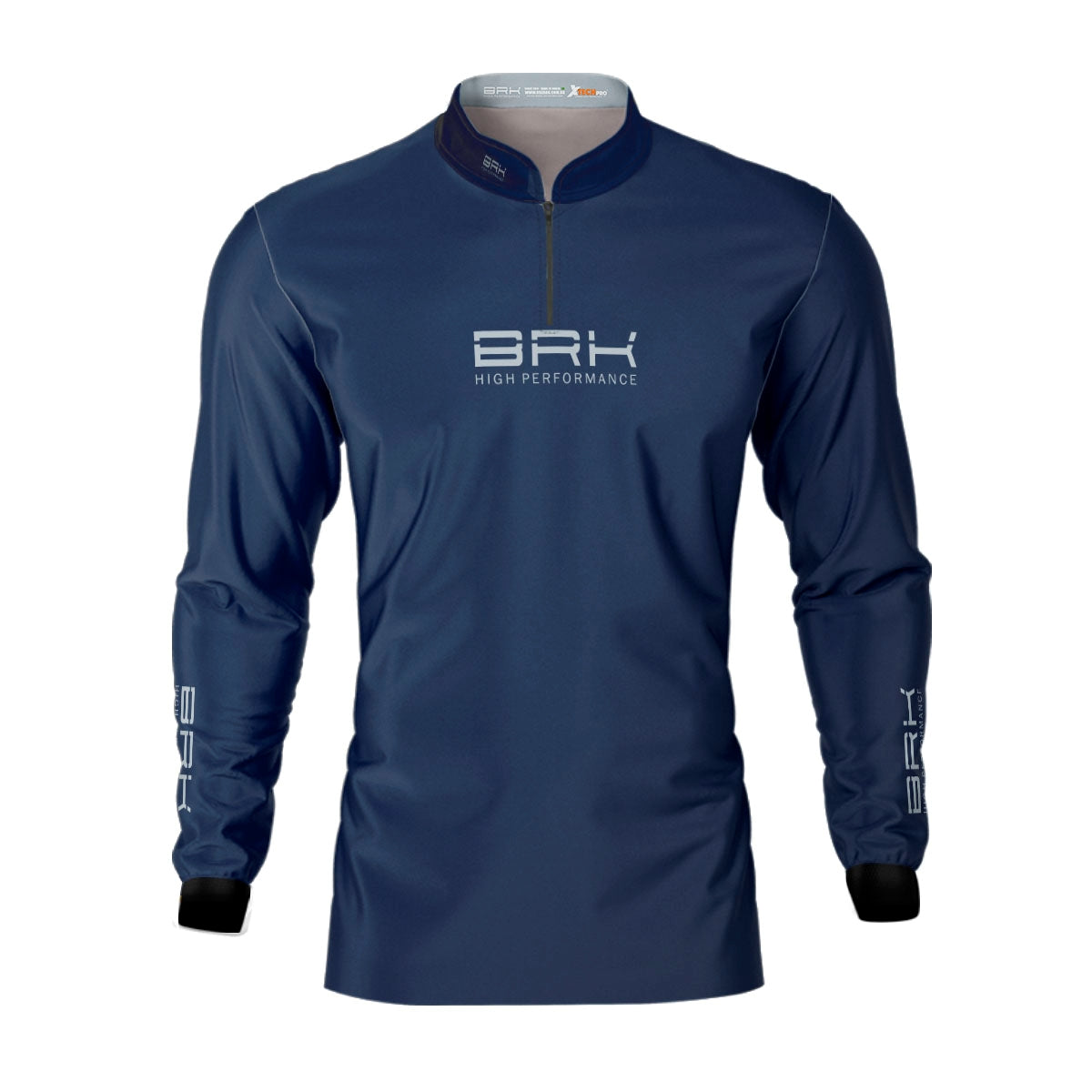 Camisa de Pesca Brk Offshore Gear Cavala Azul com Proteção Solar UV50+