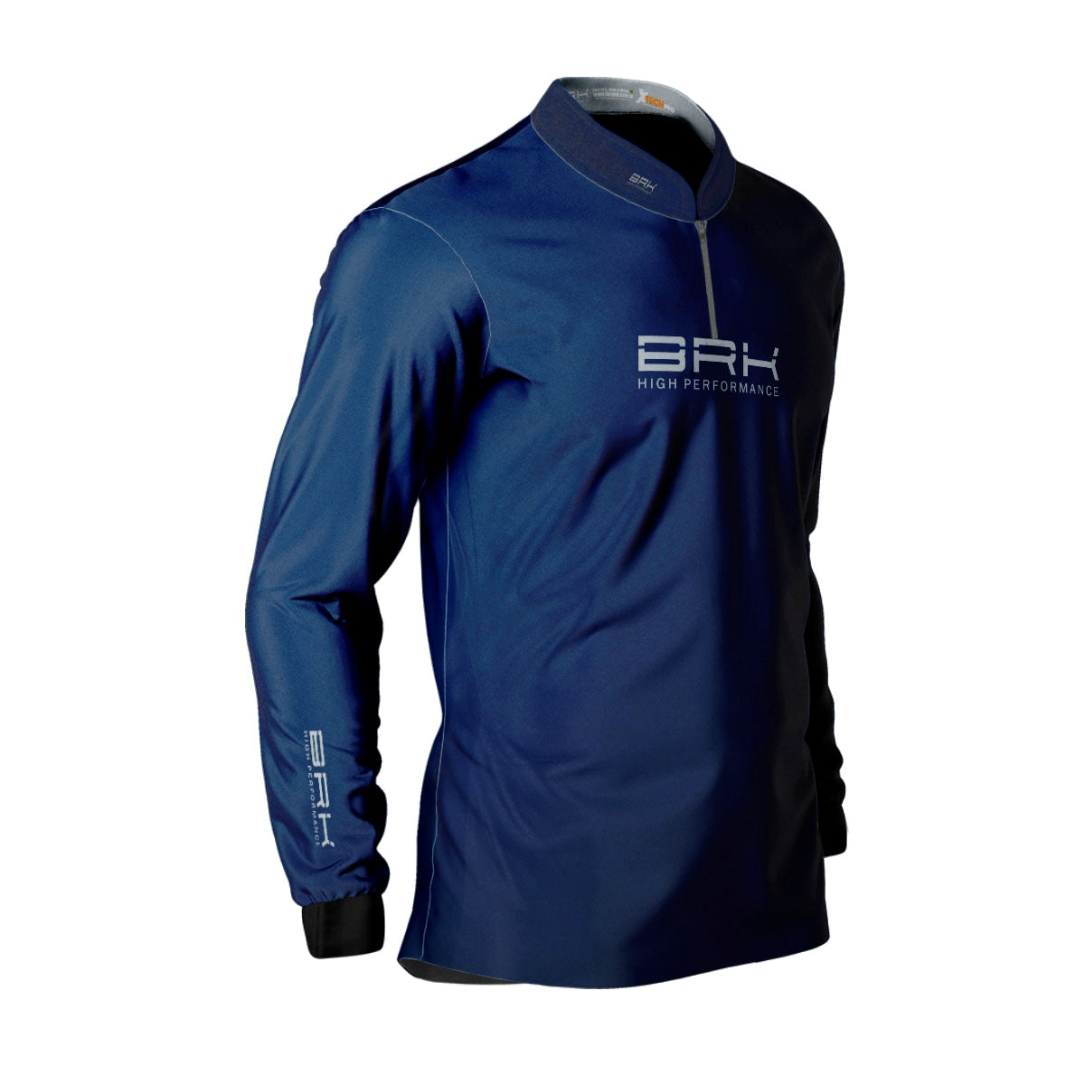 Camisa de Pesca Brk Offshore Gear Cavala Azul com Proteção Solar UV50+