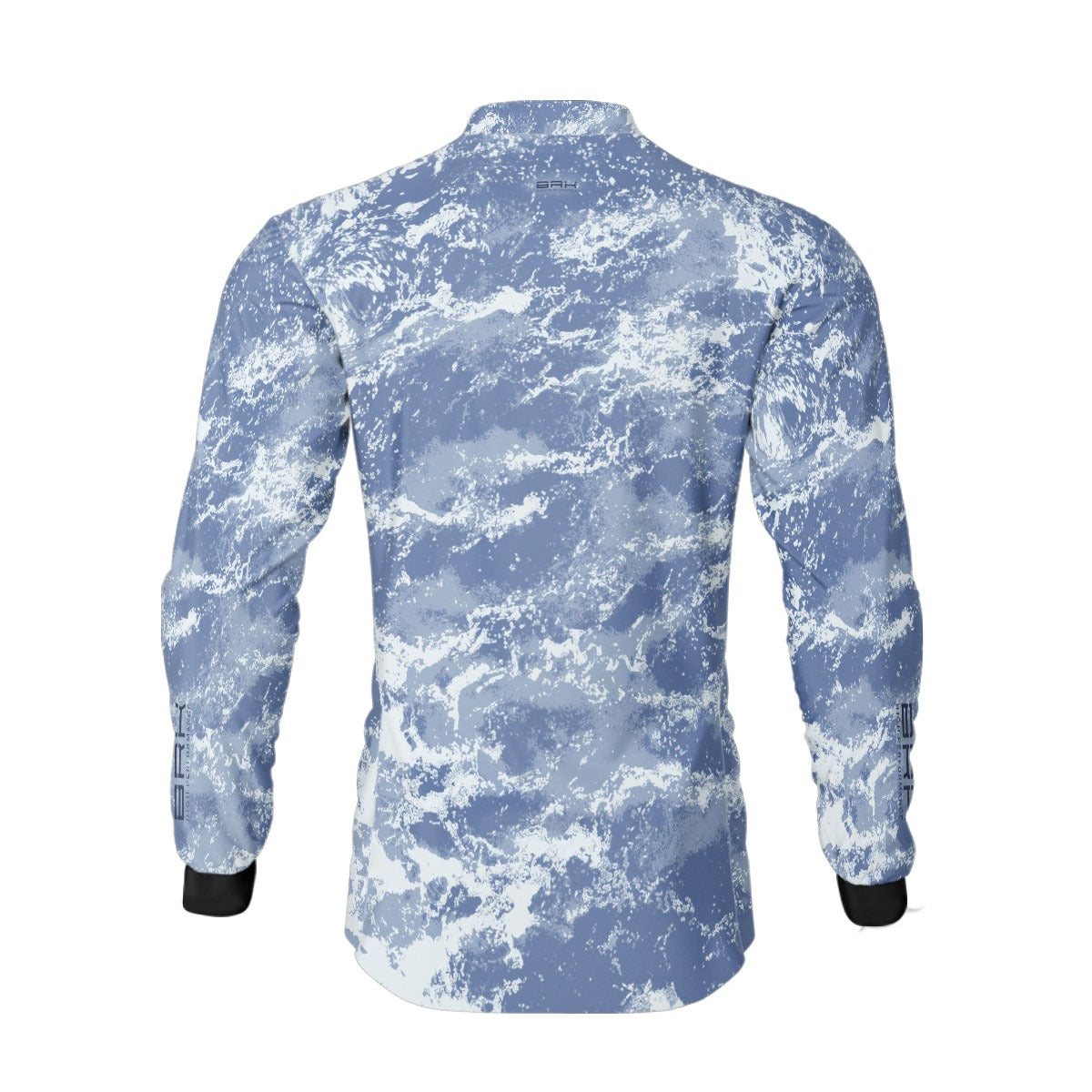 Camisa de Pesca Brk Camuflado Azul com Proteção Solar UV50+