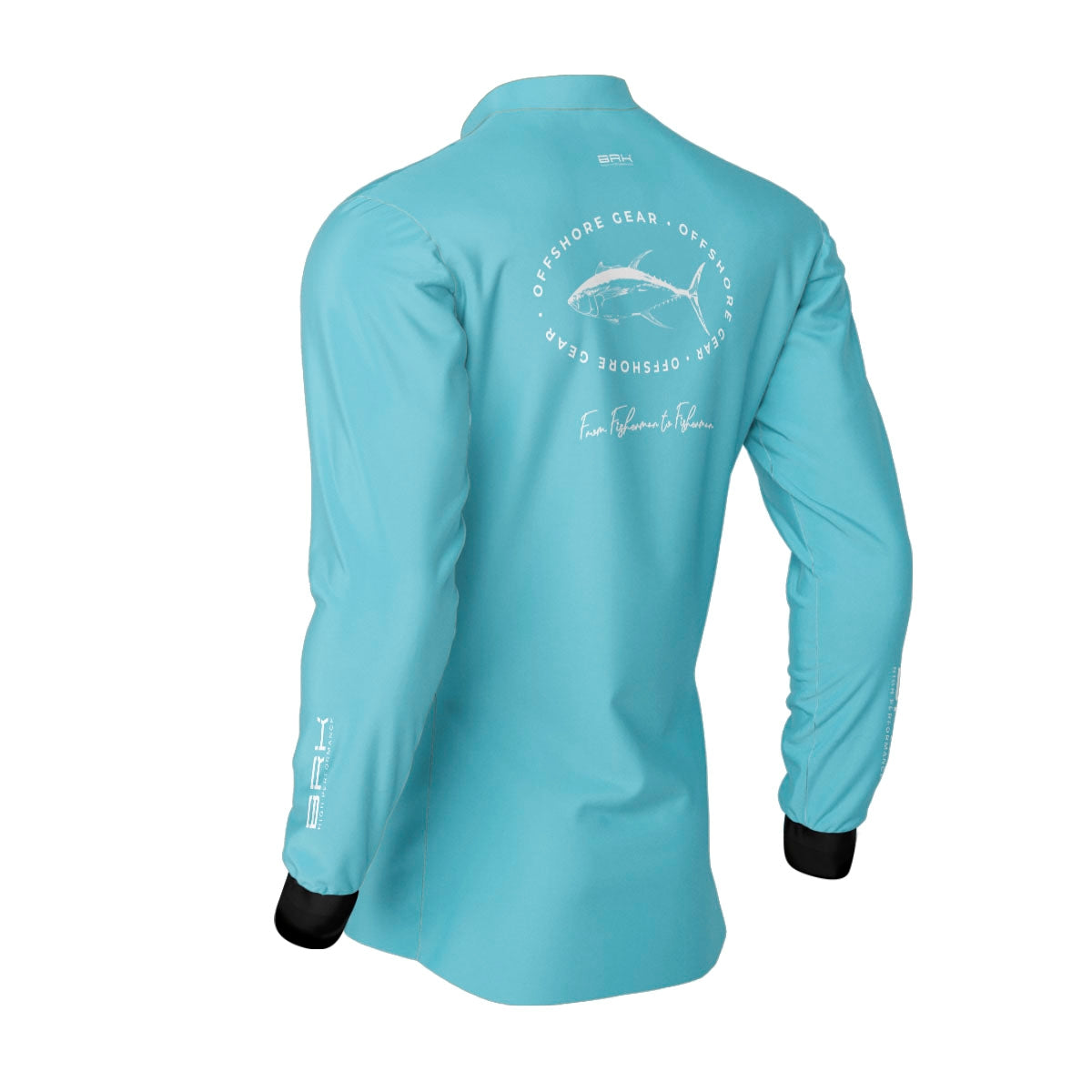Camisa de Pesca Brk Offshore Gear Atum Azul com Proteção Solar UV50+