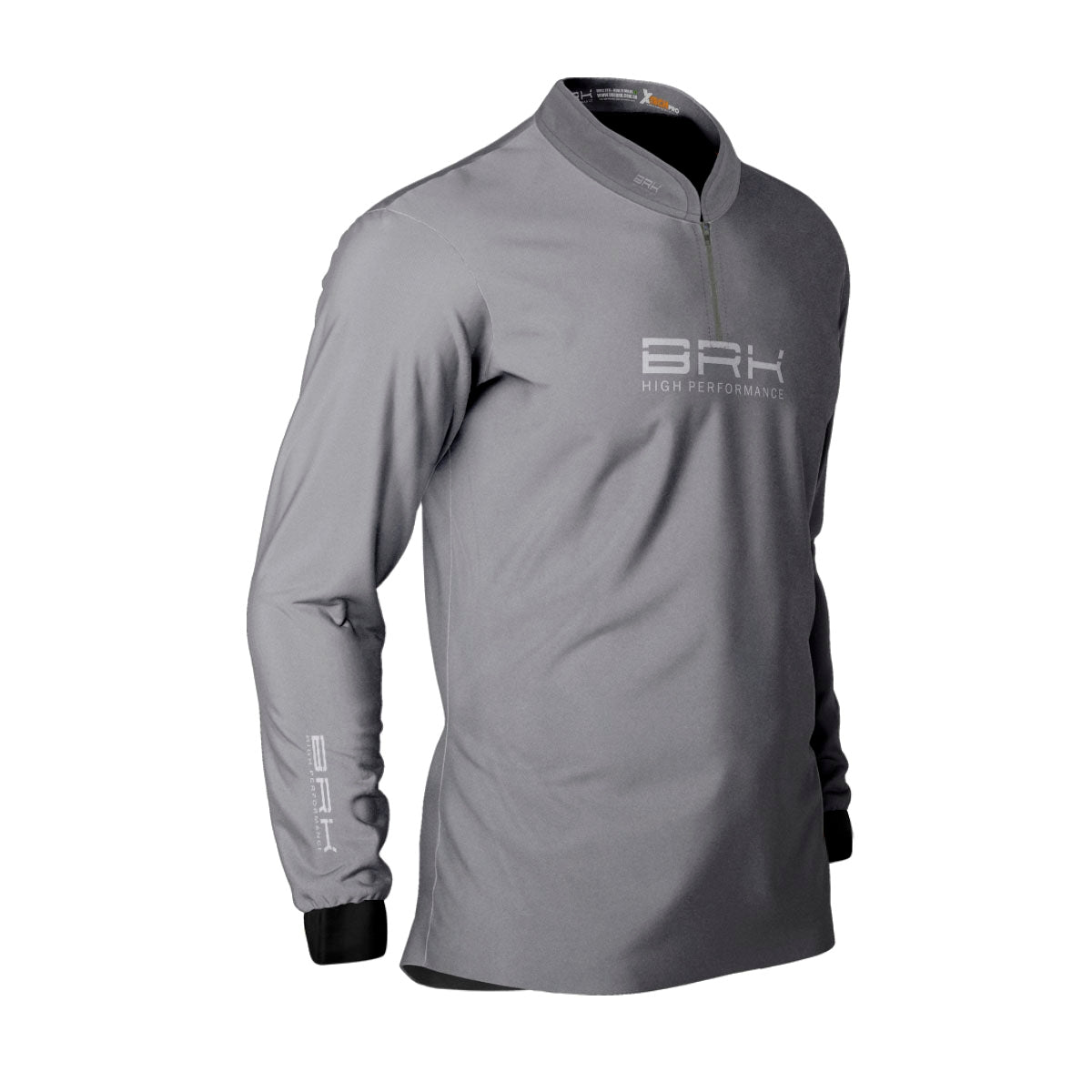 Camisa de Pesca Brk Offshore Gear Iscas Cinza com Proteção Solar UV50+