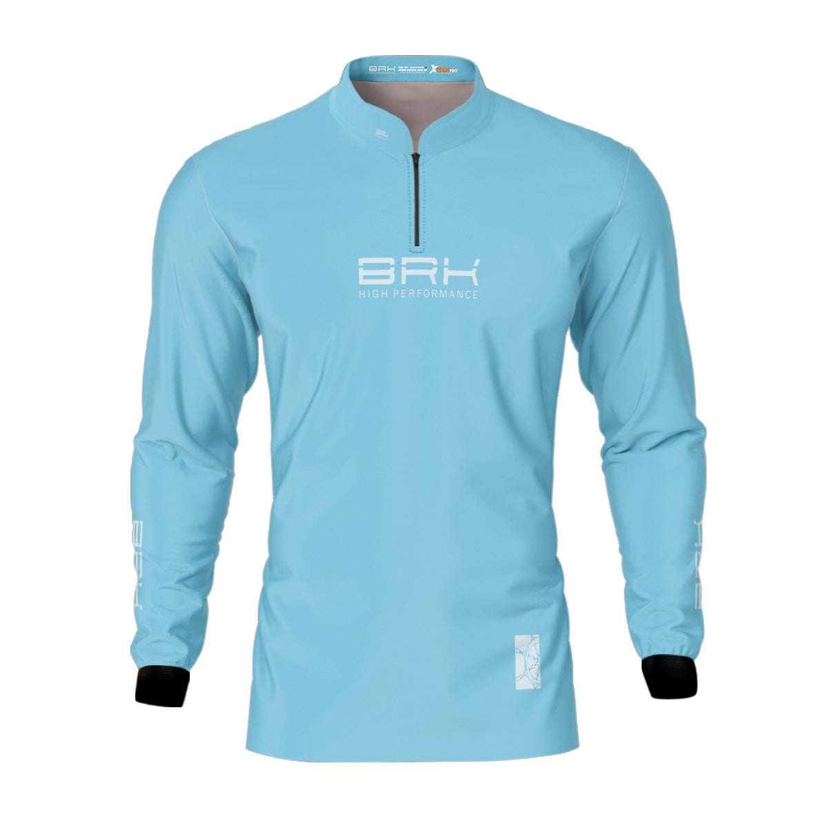 Camisa de Pesca Brk Fishing State of Mind Azul com Proteção Solar UV50+