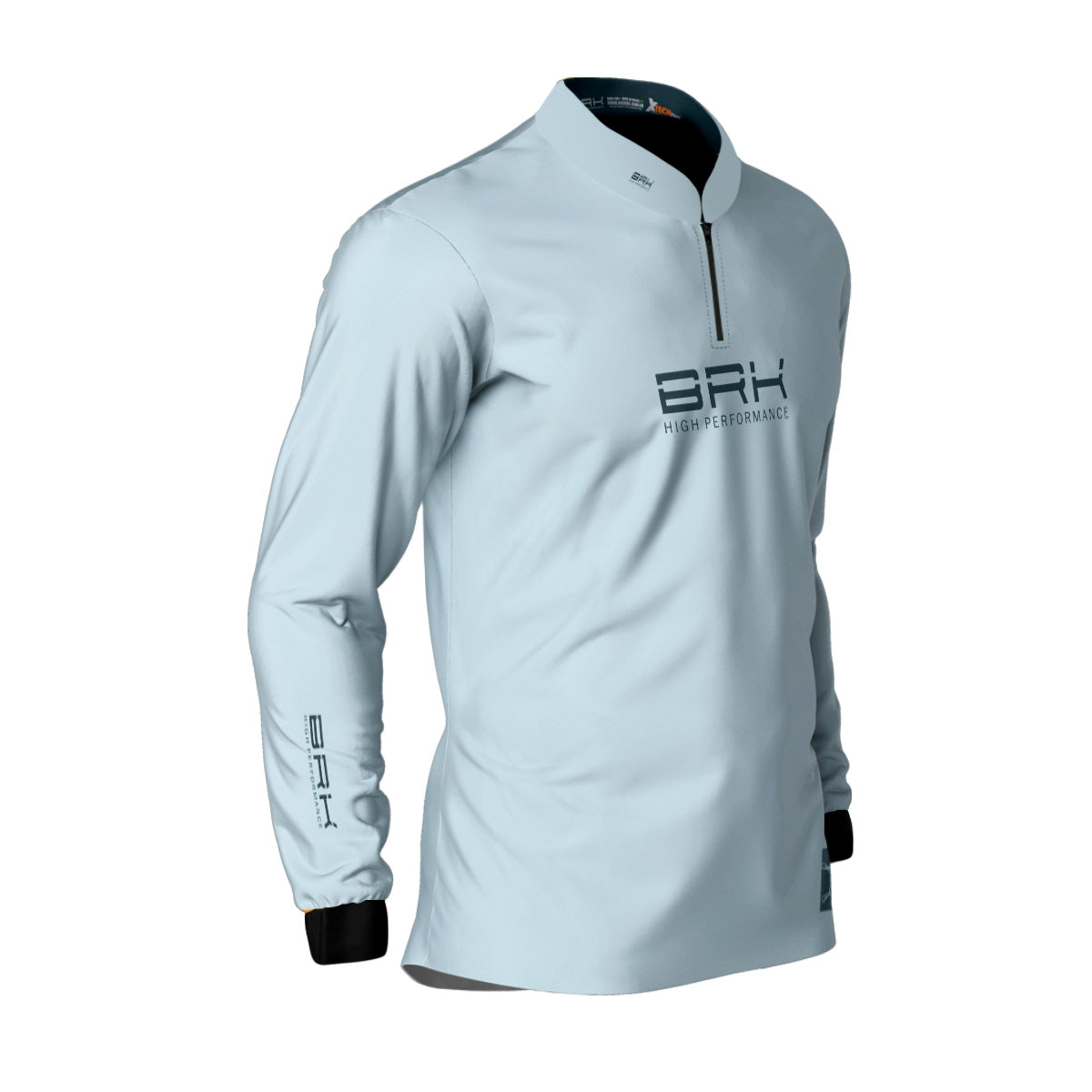 Camisa de Pesca Brk Fishing State of Mind Azul Claro com Proteção Solar UV50+