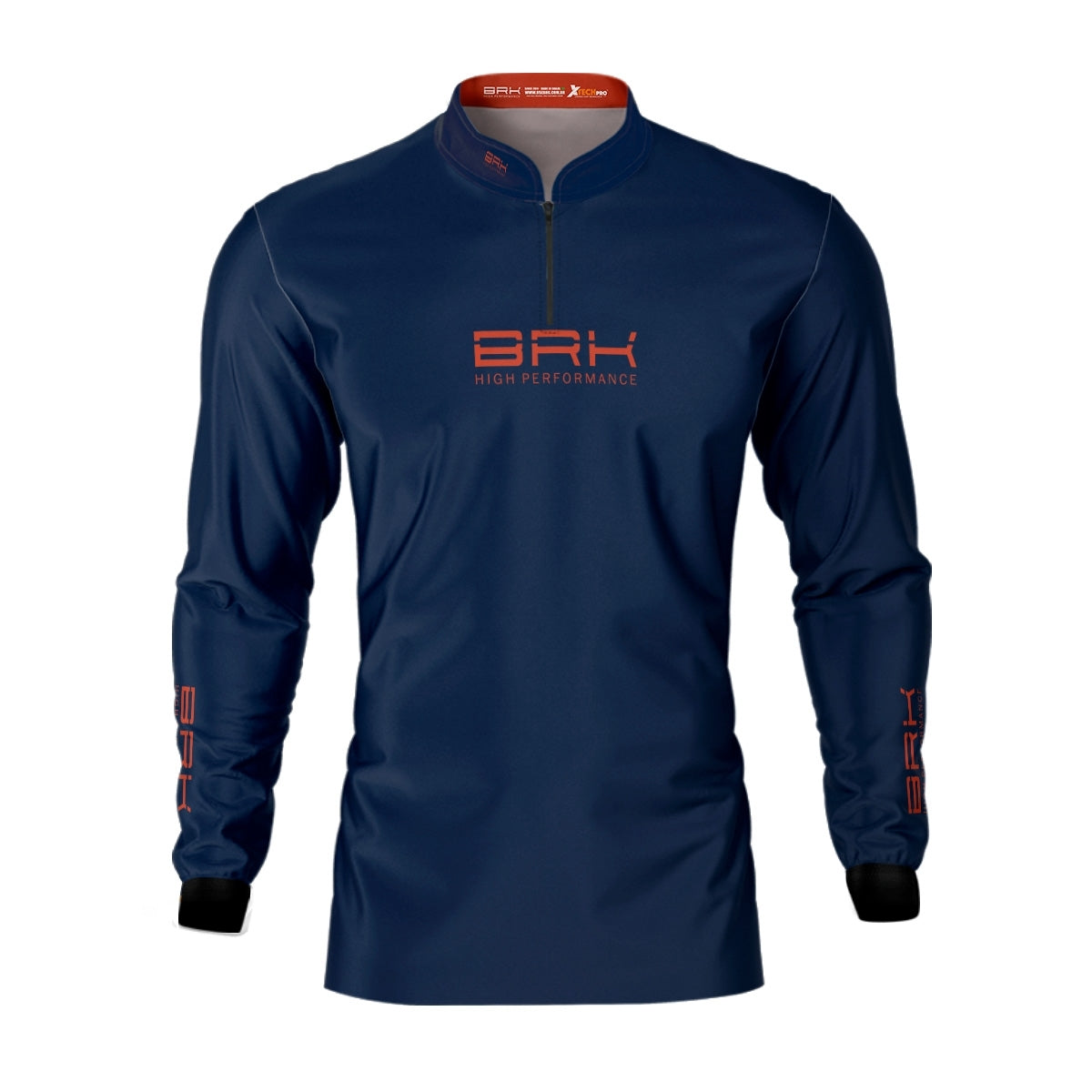 Camisa de Pesca Brk Fishing Club Vermelho com Proteção Solar UV50+