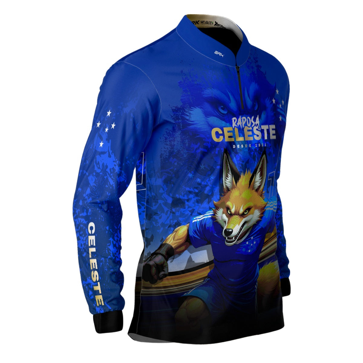 Camisa Brk Raposa Celeste com Proteção Solar UV50+