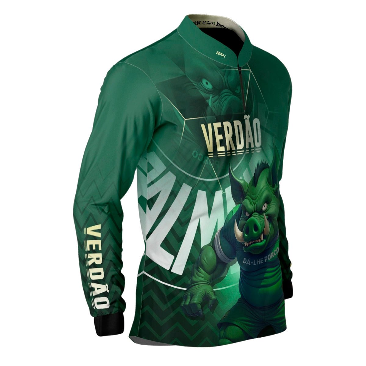 Camisa Brk Escudo Verdão Mascote com Proteção UV50+