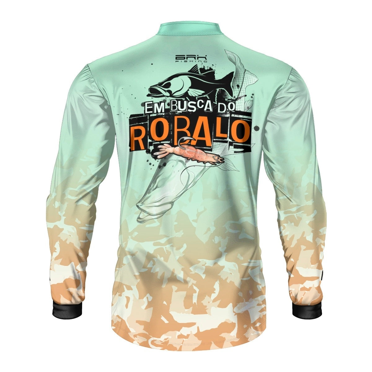Camisa de Pesca Clara Brk Em Busca do Robalo com UV50+