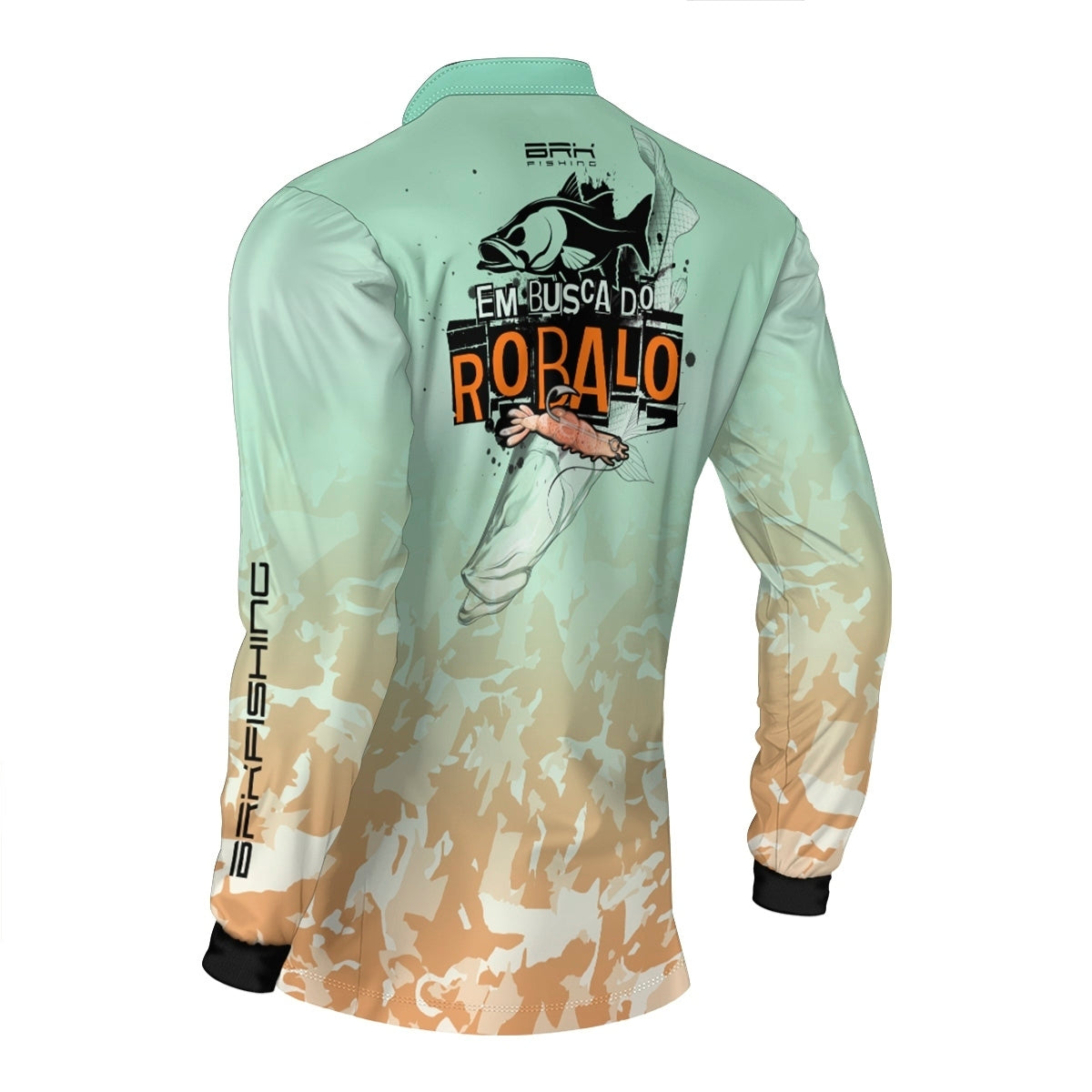 Camisa de Pesca Clara Brk Em Busca do Robalo com UV50+