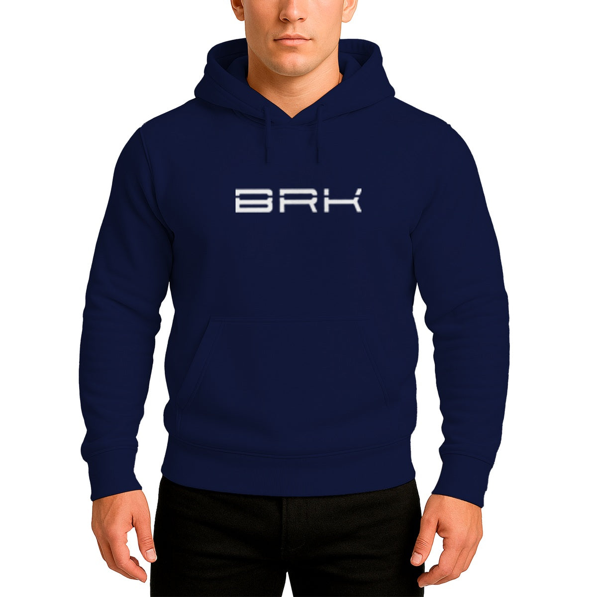 Moletom com Capuz Unissex Brk Max Azul Marinho