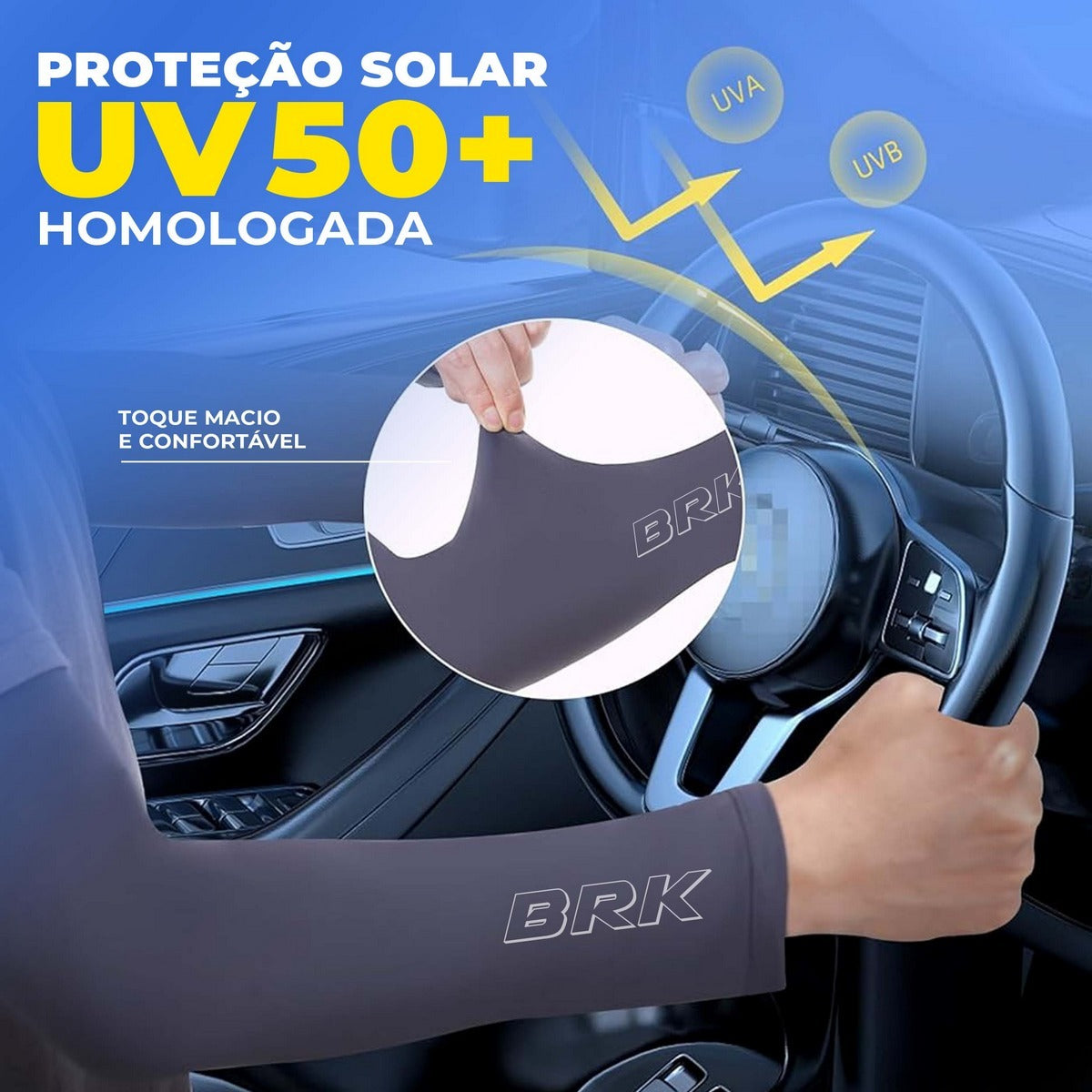 Manguito com Proteção UV50+ Branco