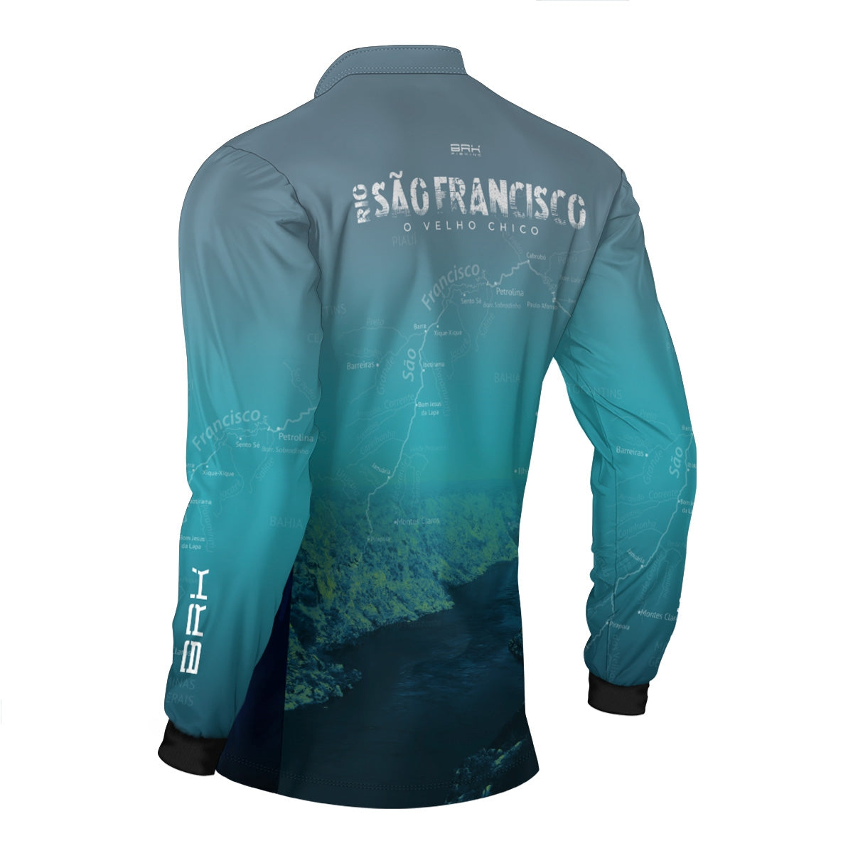 Camisa de Pesca Brk Rio São Francisco 02 com Proteção Solar UV50+
