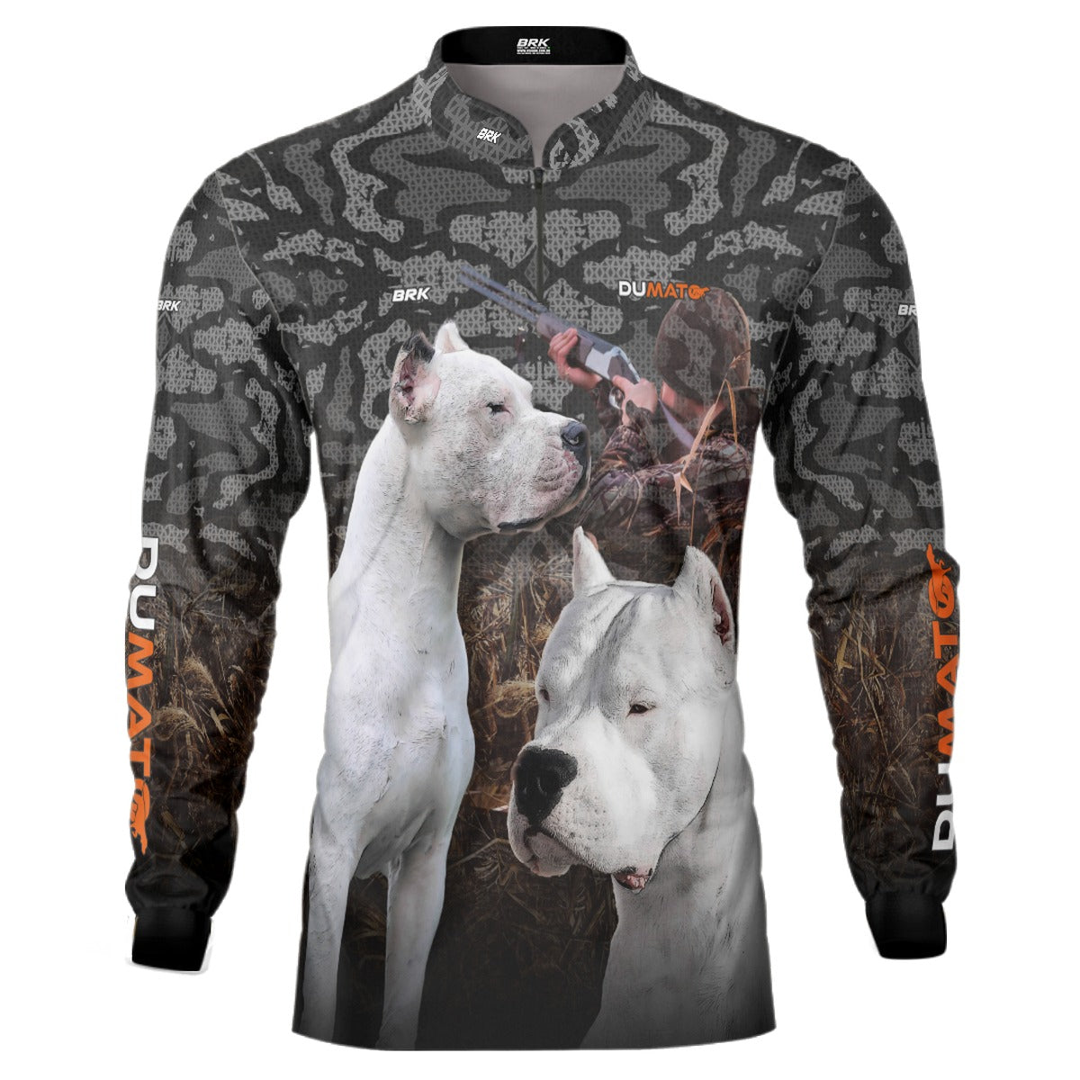 Camisa de Caça Brk DuMato Dogo Argentino com UV50+