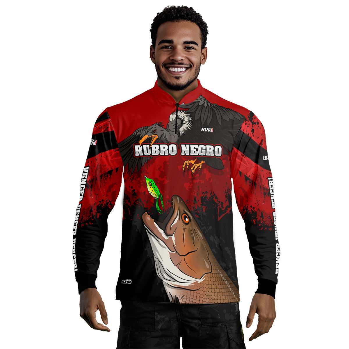 Camisa de Pesca Brk Trairão Futebol 50 com UV50+