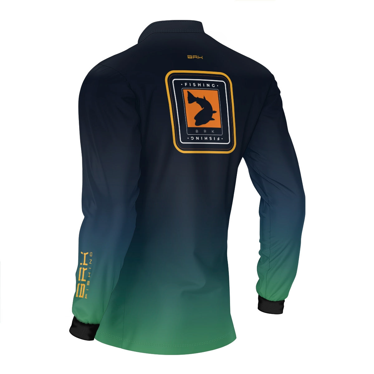 Camisa de Pesca Brk Degradê Peixe Dourado com Proteção UV50+