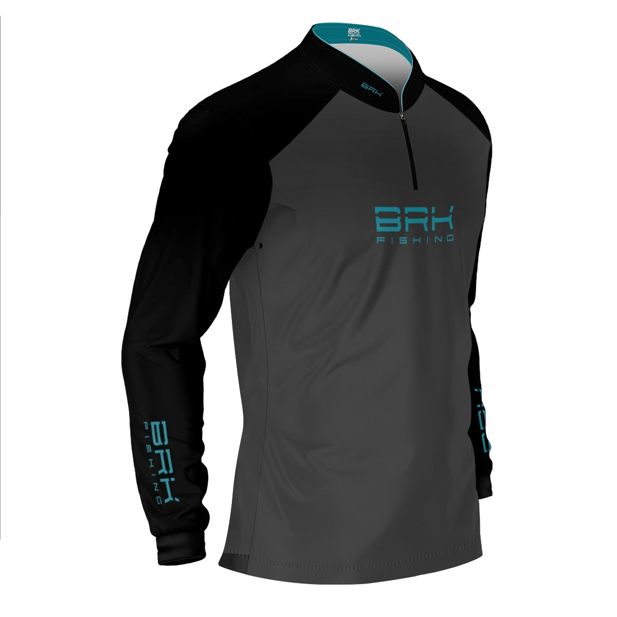 Camisa de Pesca Brk Cinza Tucunaré com Proteção UV50+