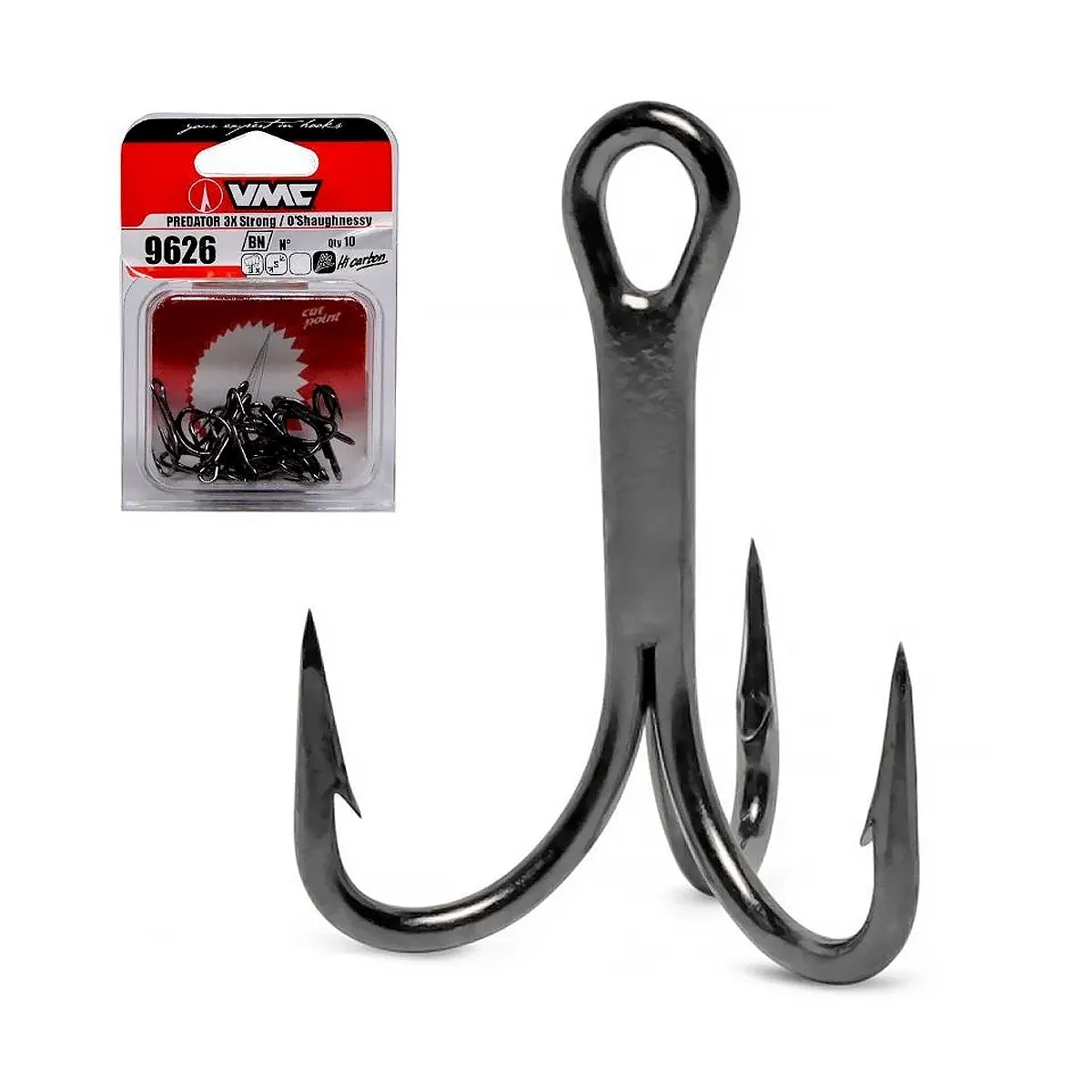 Garateia VMC Saltwater 3X Com 10 Unidades