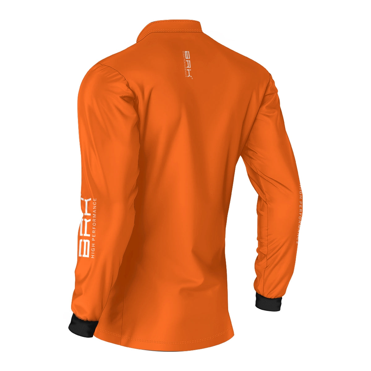 Camisa de Pesca Brk Básica Laranja com Proteção Solar UV50+
