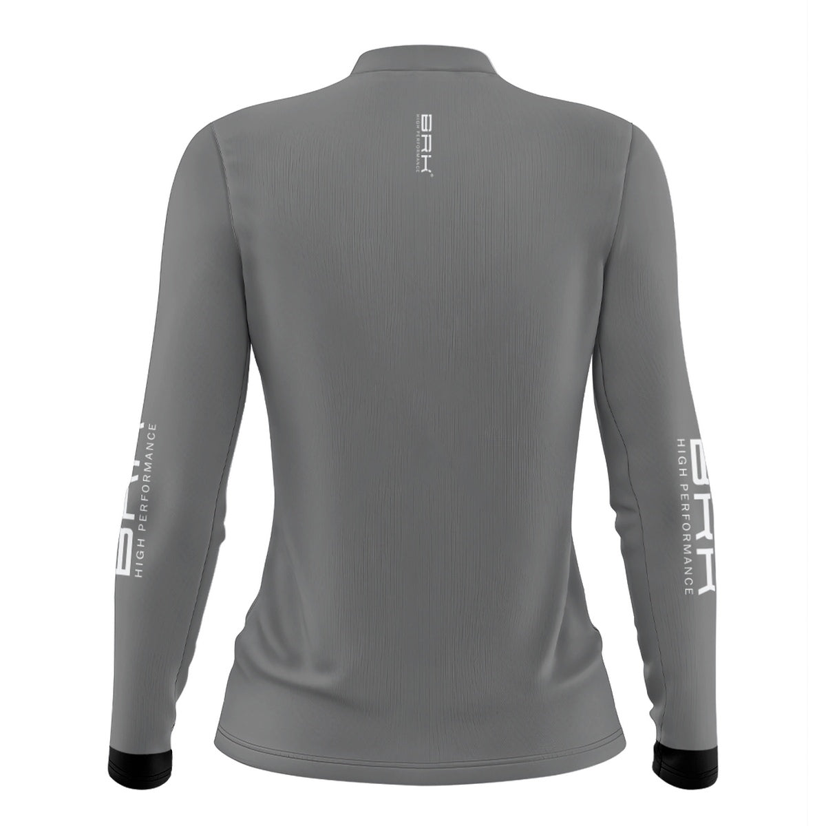 Camisa de Pesca Feminina Brk Básica Cinza com Proteção Solar UV50+