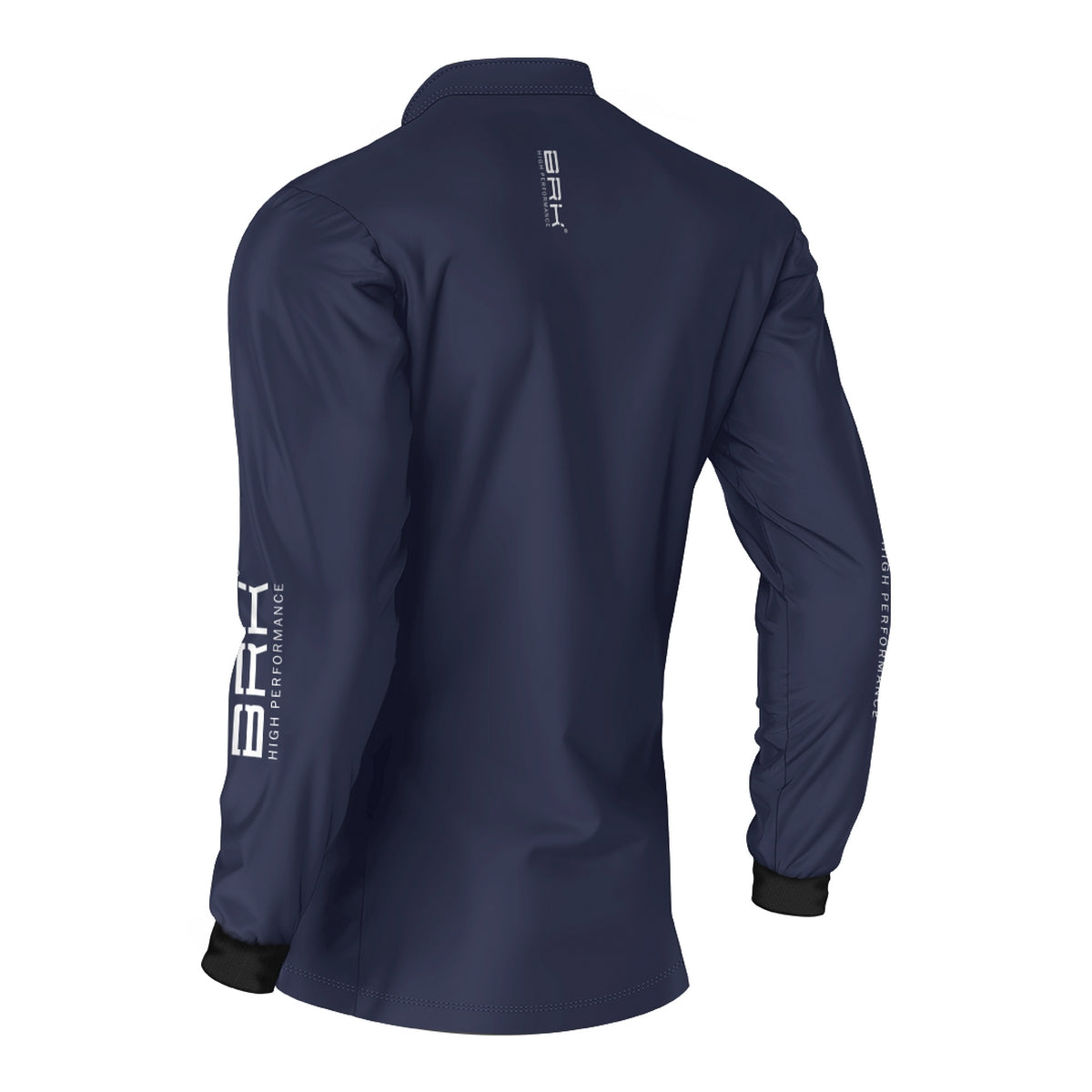 Camisa de Pesca Brk Básica Azul Marinho com Proteção Solar UV50+