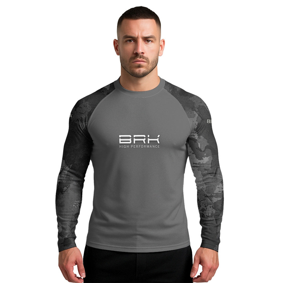 Camisa de Pesca Brk Unlimited Camo Fish com Proteção Solar UV50+