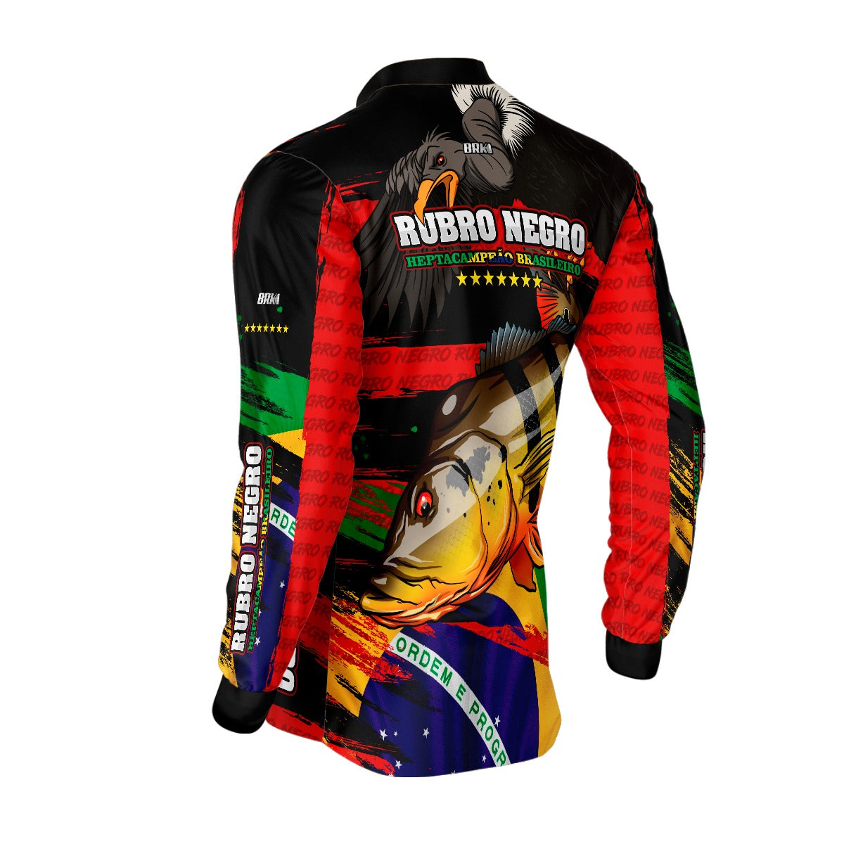 Camisa de Pesca Brk Tucunaré Açu  Futebol 90 com UV50+
