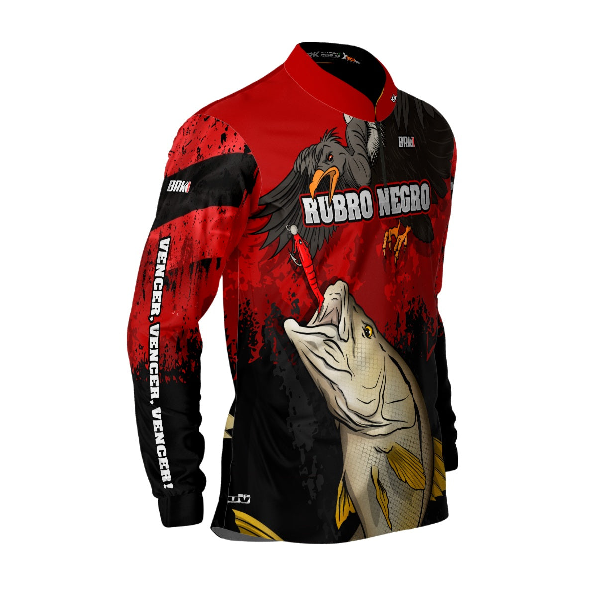 Camisa de Pesca Brk Robalo Futebol 48 com UV50+