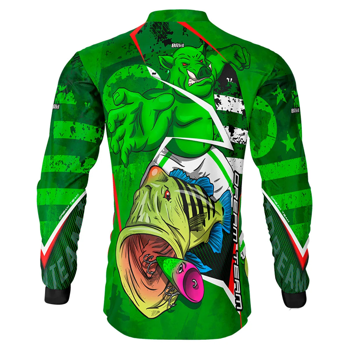 Camisa de Pesca Brk Tucunaré Futebol 70 com UV50+