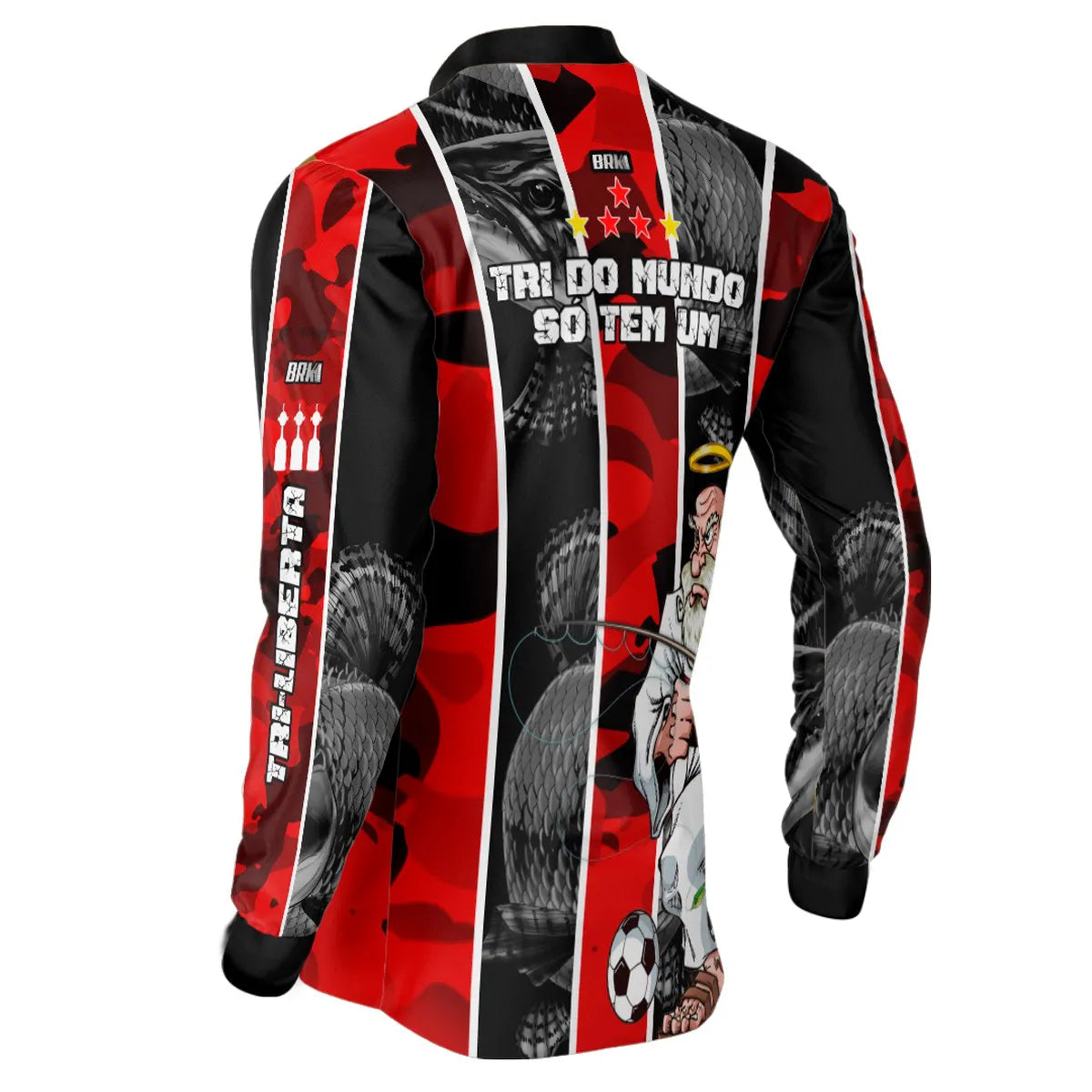 Camisa de Pesca Brk Traíra Futebol 82 com UV50+