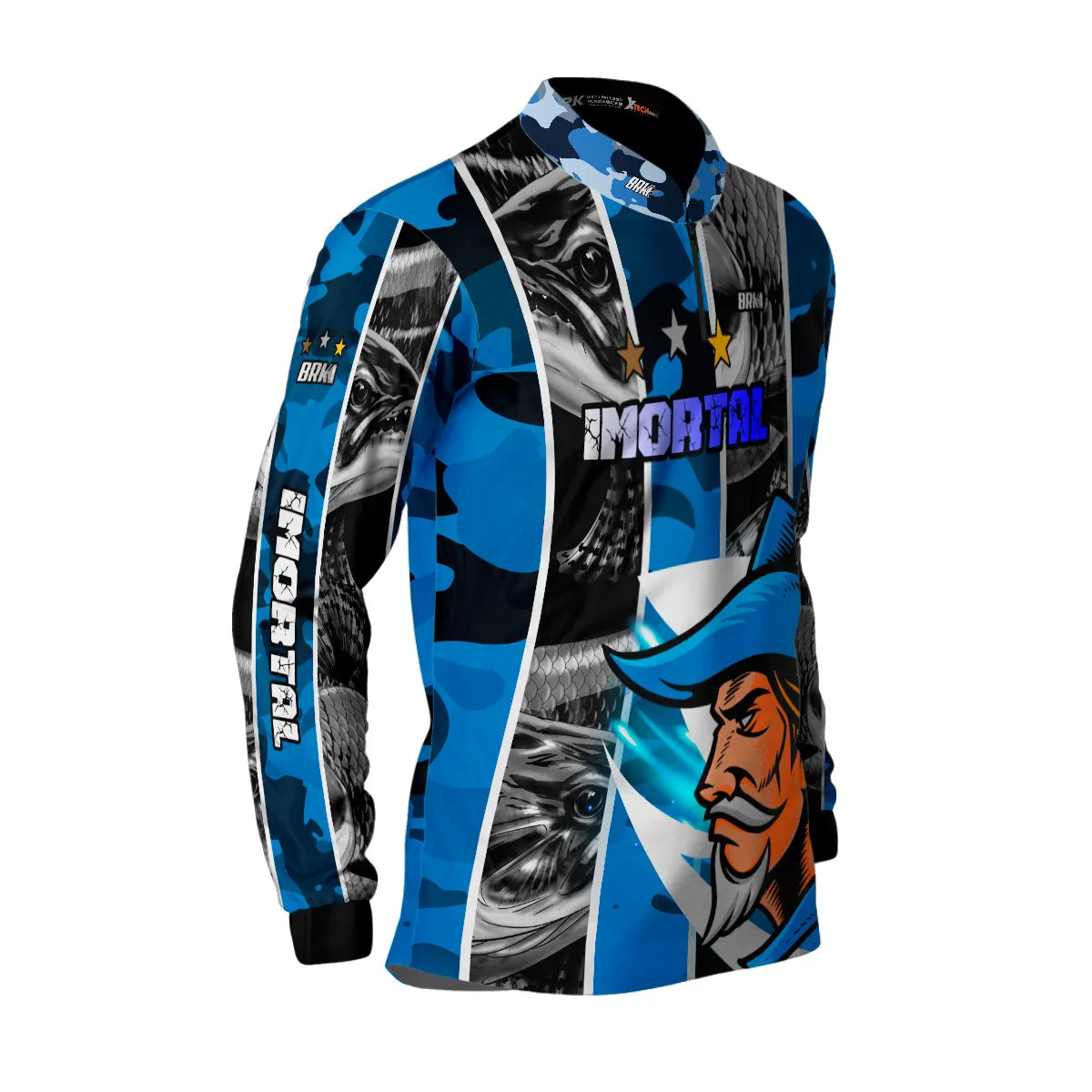 Camisa de Pesca Brk Traíra Futebol 87 com UV50+