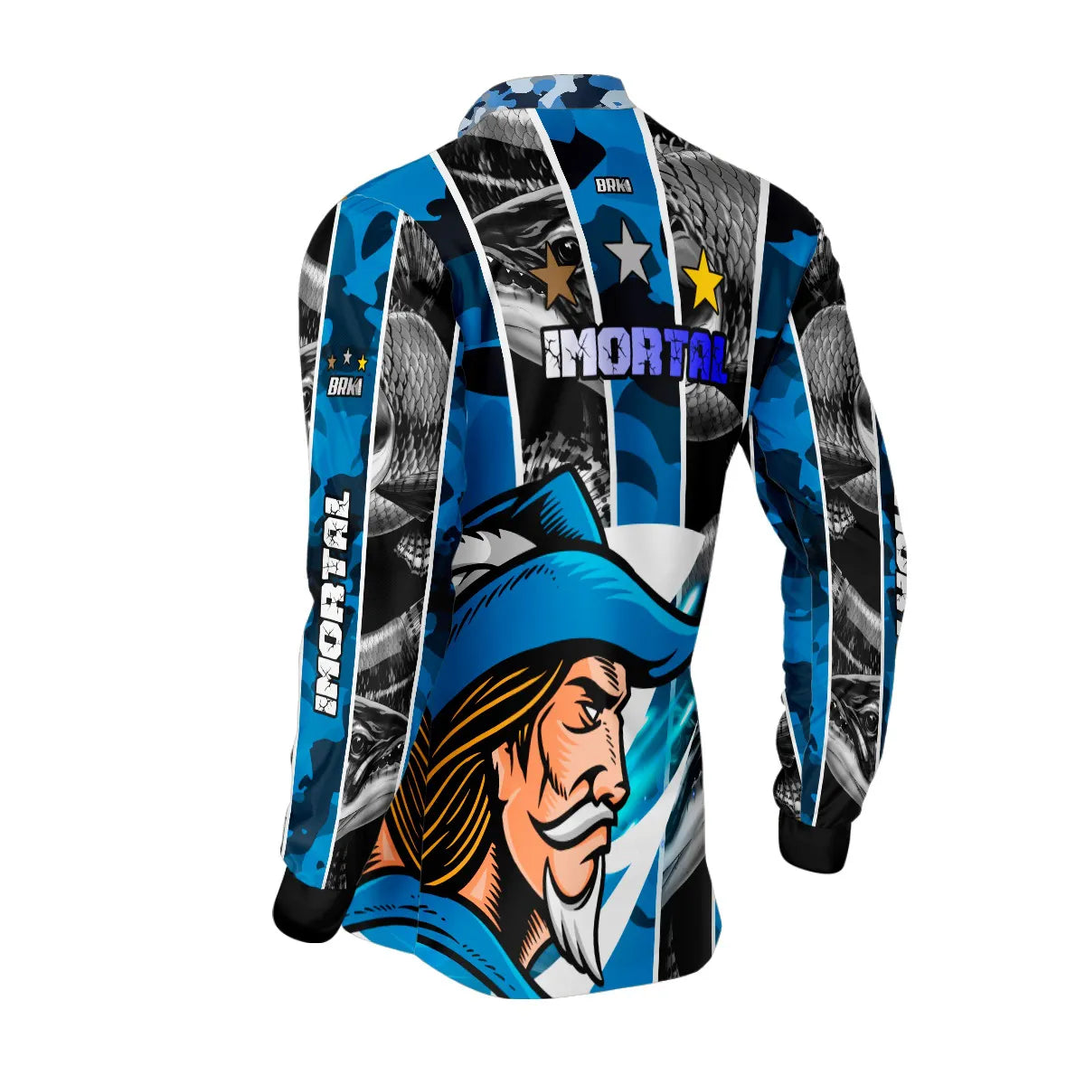 Camisa de Pesca Brk Traíra Futebol 87 com UV50+
