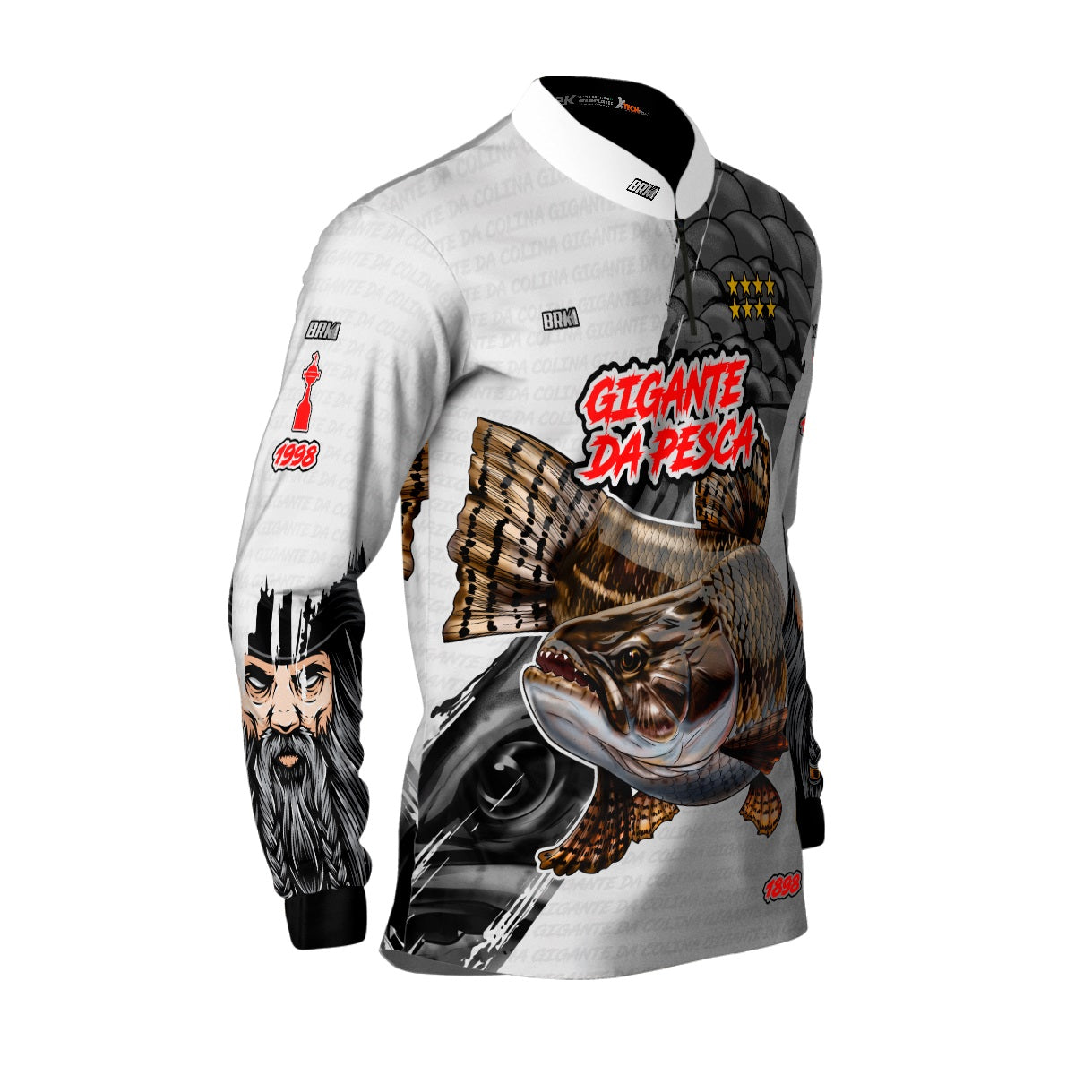 Camisa de Pesca Brk Traíra Futebol 89 com UV50+