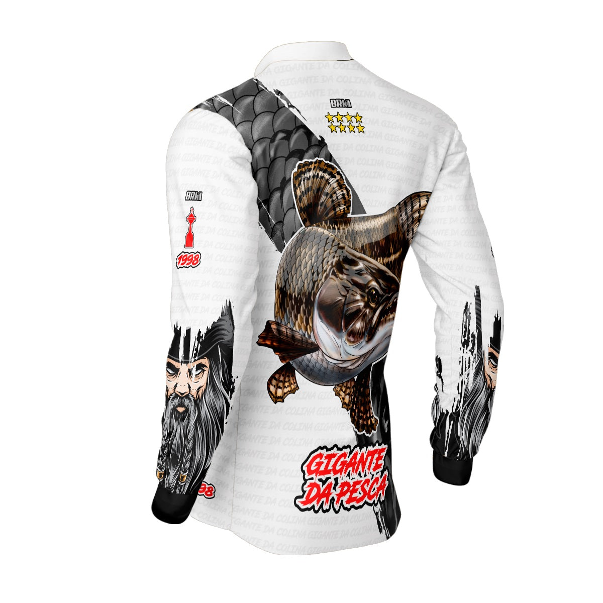 Camisa de Pesca Brk Traíra Futebol 89 com UV50+