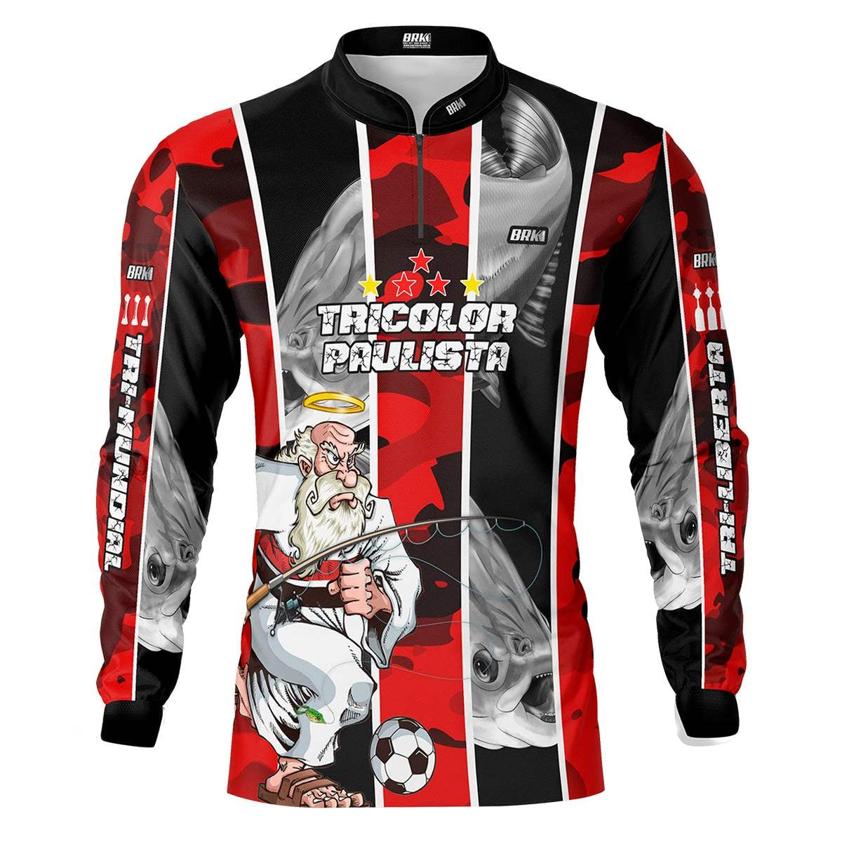 Camisa de Pesca Brk Tambaqui Futebol 94 com Proteção Solar UV50+