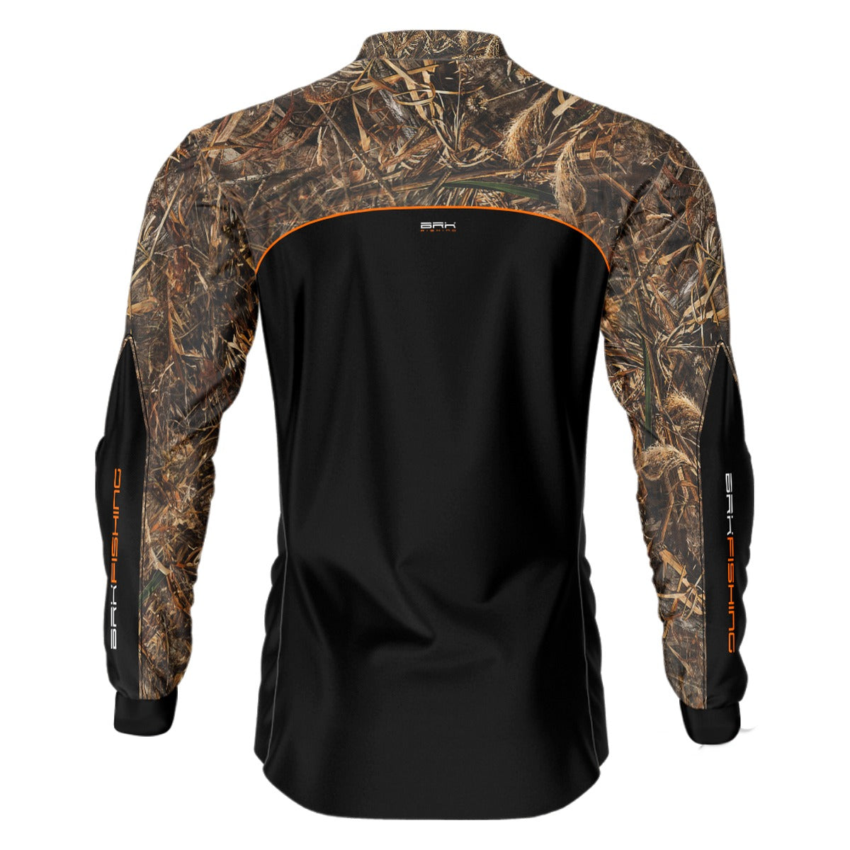 Camisa de Pesca Brk Preta Real Tree com Proteção UV50+