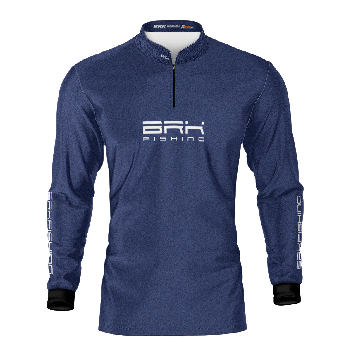Camisa de Pesca Brk Select Pursuit Jeansfit Blue com UV50+