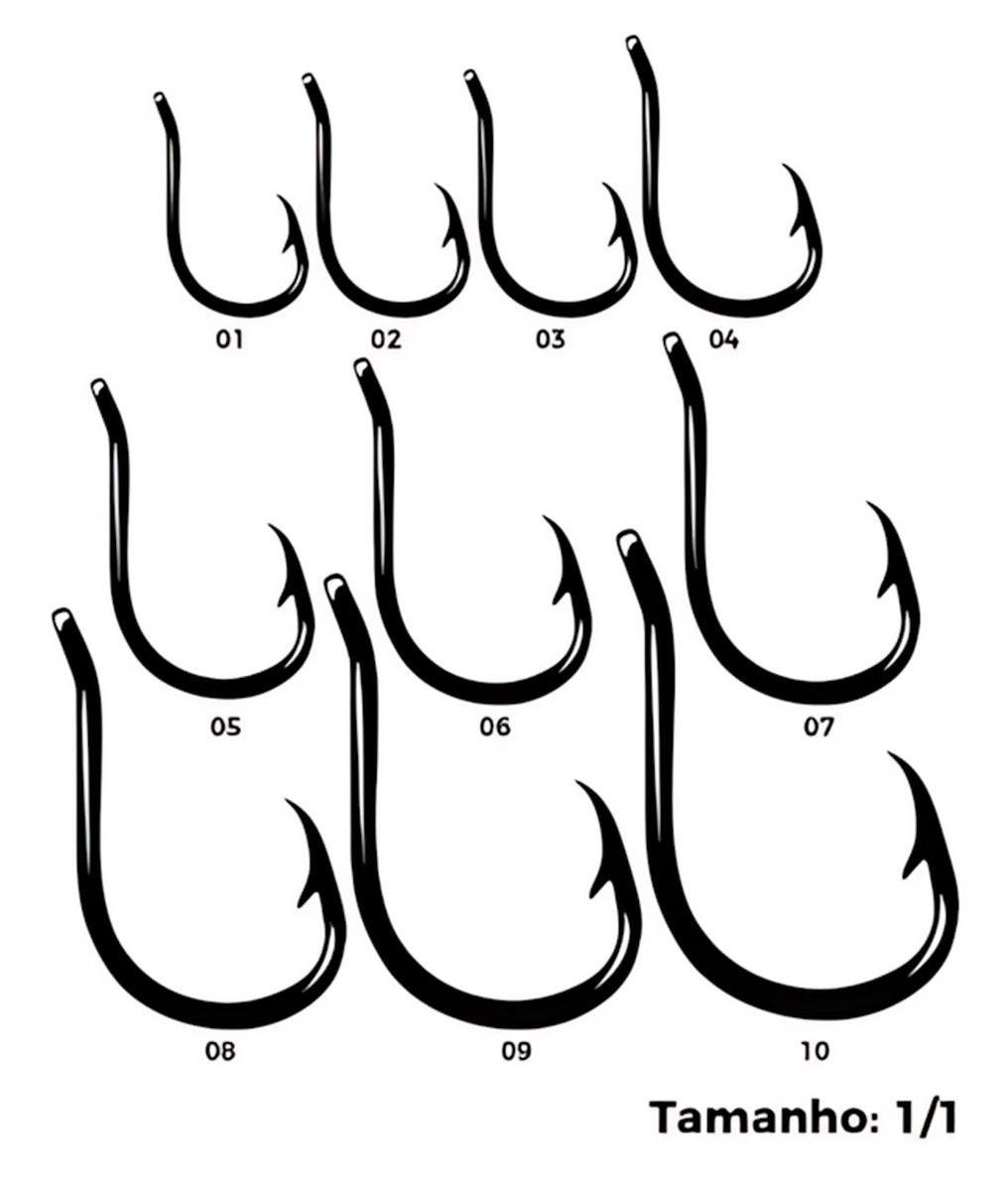 Anzol Chinu Marine Sports Black Nickel