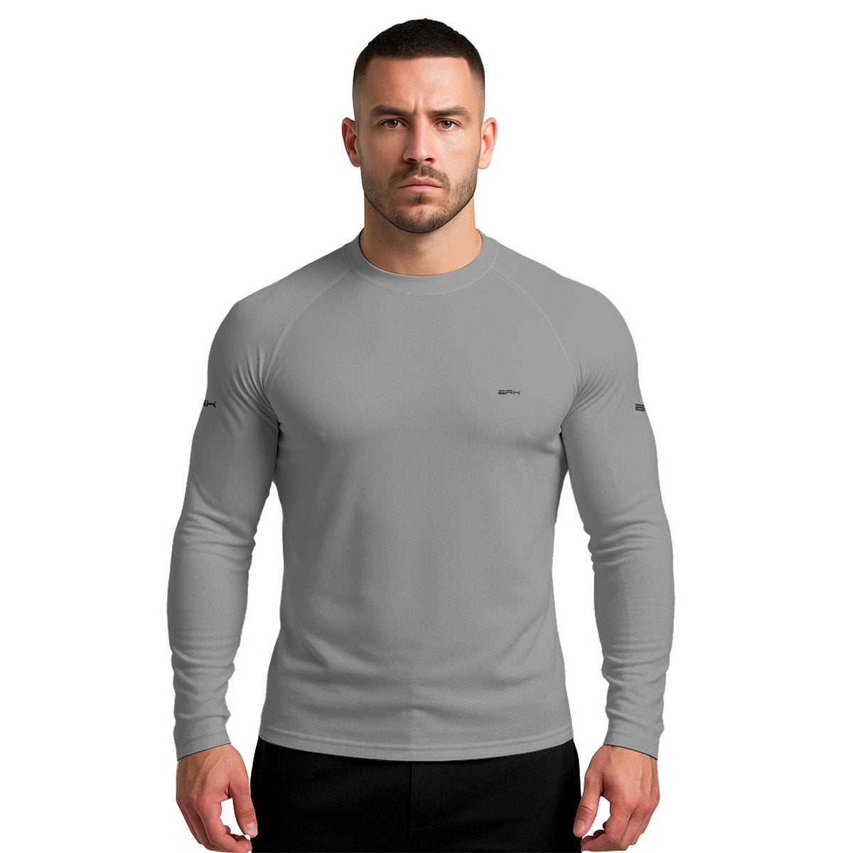 Camisa Segunda Pele Brk Clean Cinza Claro com Proteção UV50