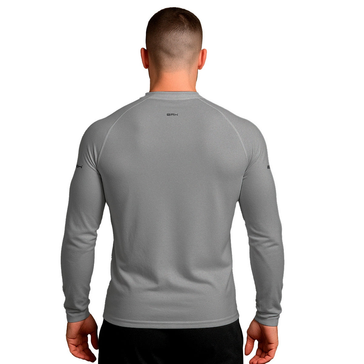 Camisa Segunda Pele Brk Clean Cinza Claro com Proteção UV50