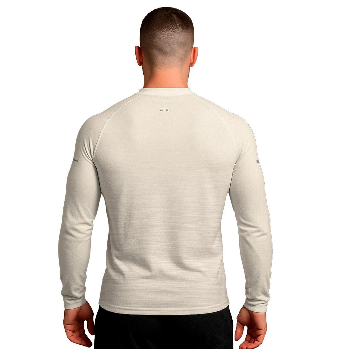 Camisa Segunda Pele Brk Clean Mescla Bege com Proteção UV50