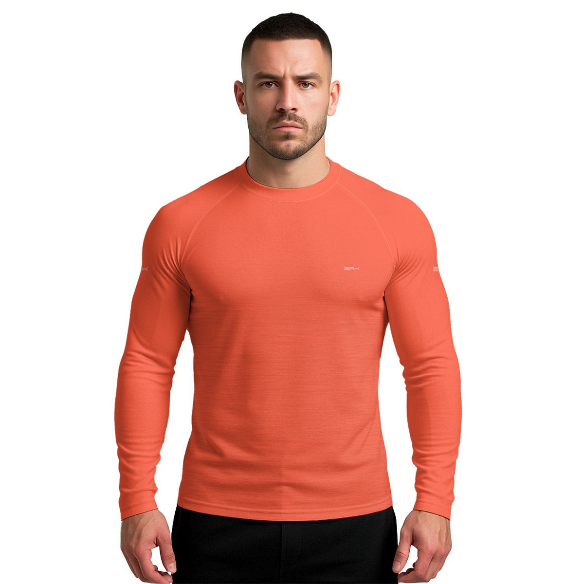 Camisa Segunda Pele Brk Clean Mescla Salmão com Proteção UV50