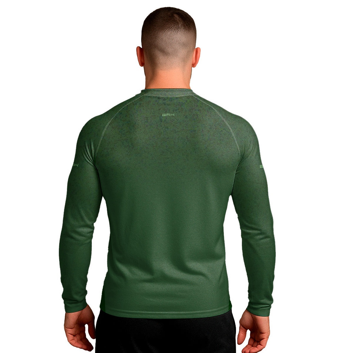 Camisa Segunda Pele Brk Clean Mescla Verde Militar com Proteção UV50